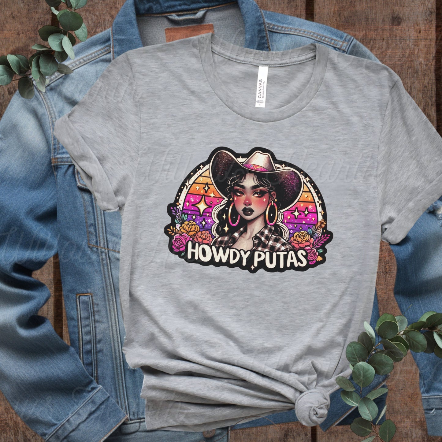 Funny Howdy Latina Shirt - Unisex Jersey Short Sleeve Tee Chicana Power Tee - Latina Feminist TShirt - Hispanic Celestial Cowgirl Tshirt