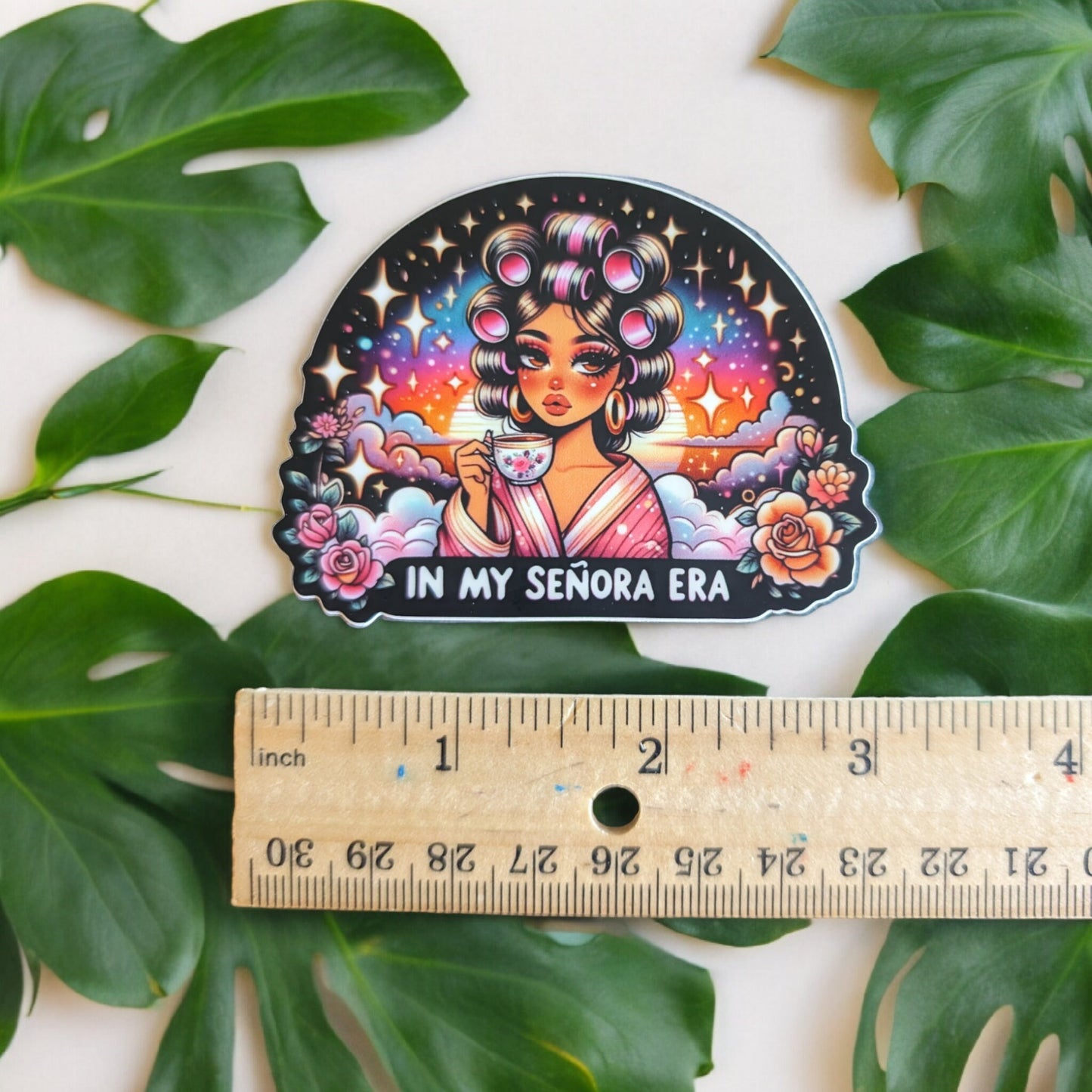 In my señora Era - Cute Spanish Sticker - Latina Power Waterproof Sticker - Cafecito y Chisme Sticker - Bookmark or Craft Gift Calcomania