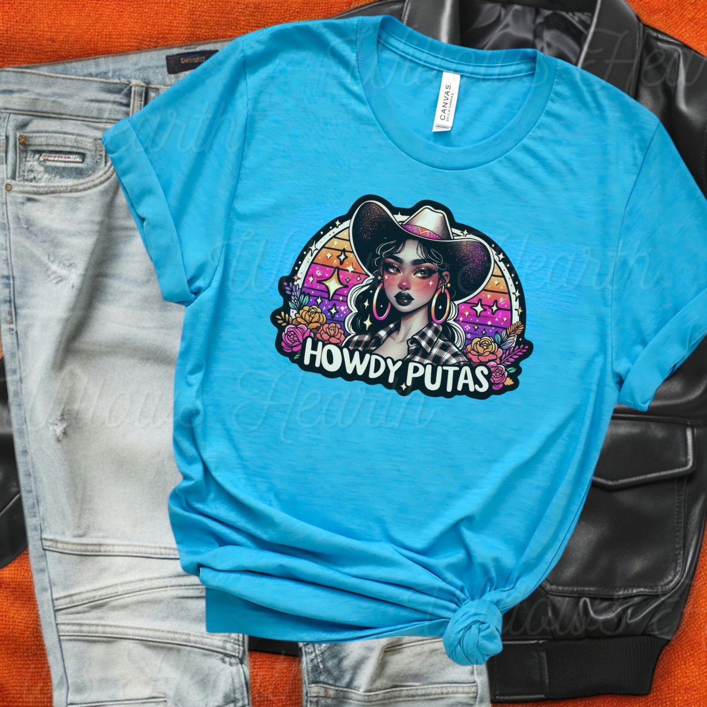 Funny Howdy Latina Shirt - Unisex Jersey Short Sleeve Tee Chicana Power Tee - Latina Feminist TShirt - Hispanic Celestial Cowgirl Tshirt