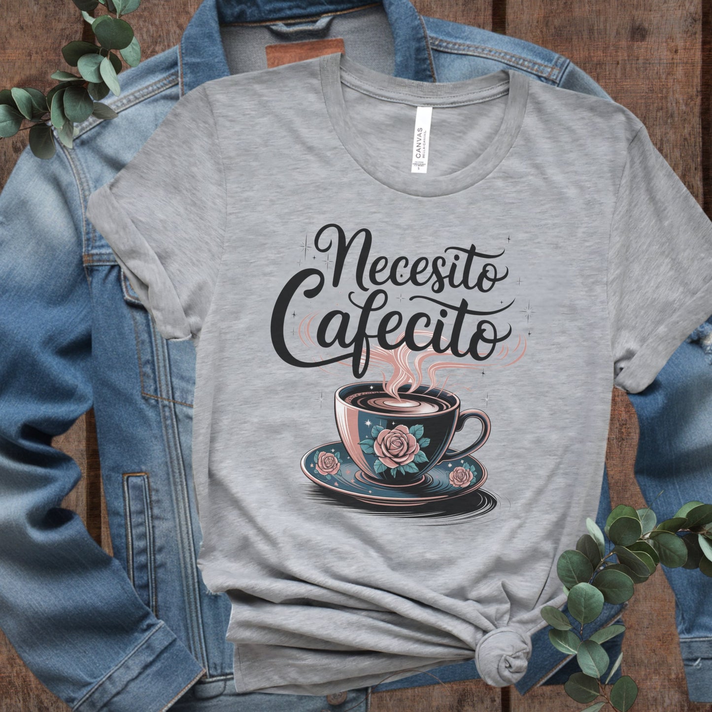 Necesito Cafecito - Cafe y Chisme - Latina T-shirt - Unisex Jersey Short Sleeve Tee Latina Power Tee - Latina Feminist Shirt - Latina Gift